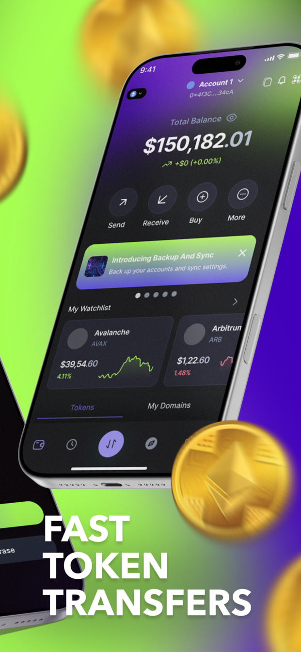 Fast token transfers