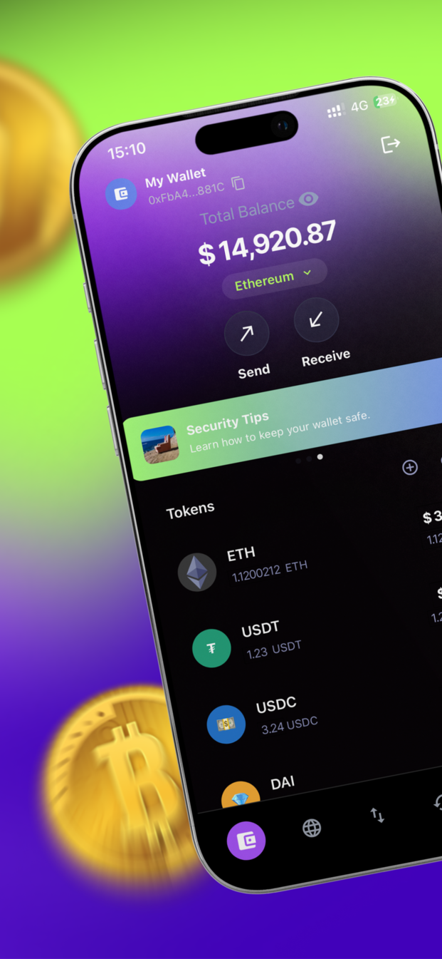 Wallet portfolio and token management